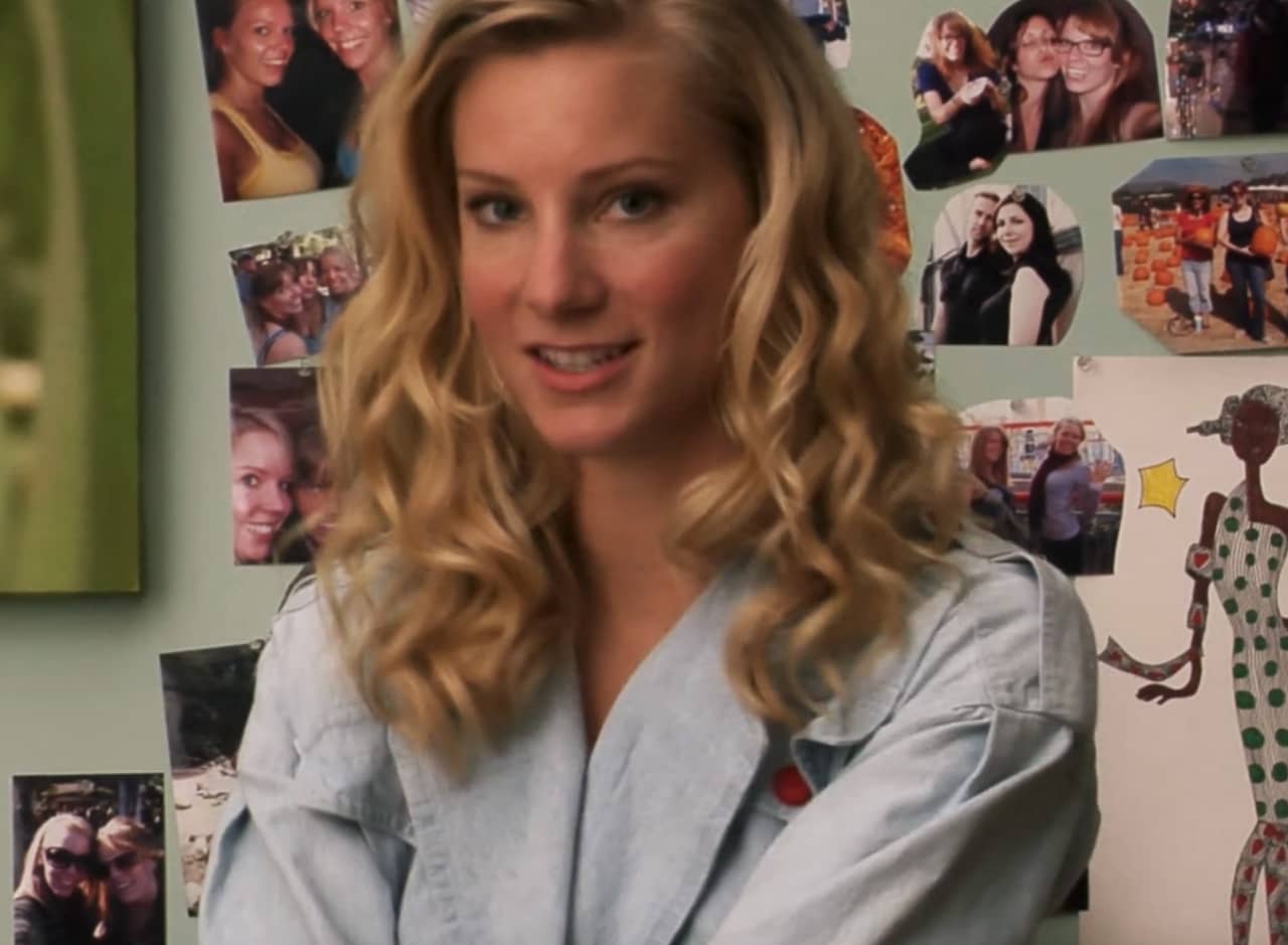 Brittany S. Pierce in her room