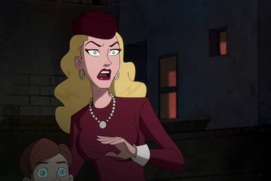 Martha and young Bruce Wayne