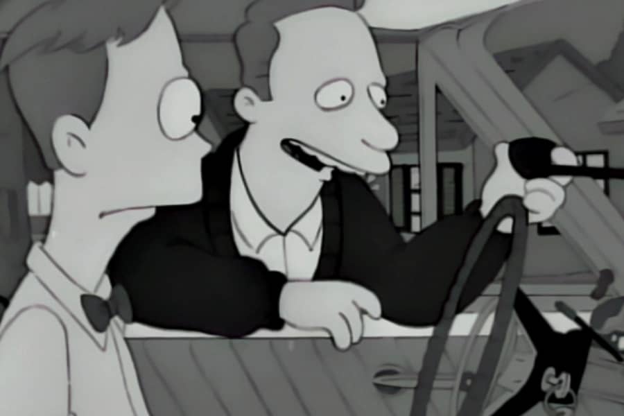 host talking to Jimmy in his car