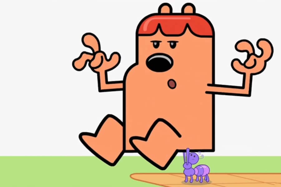 ant carrying Kooky Kid