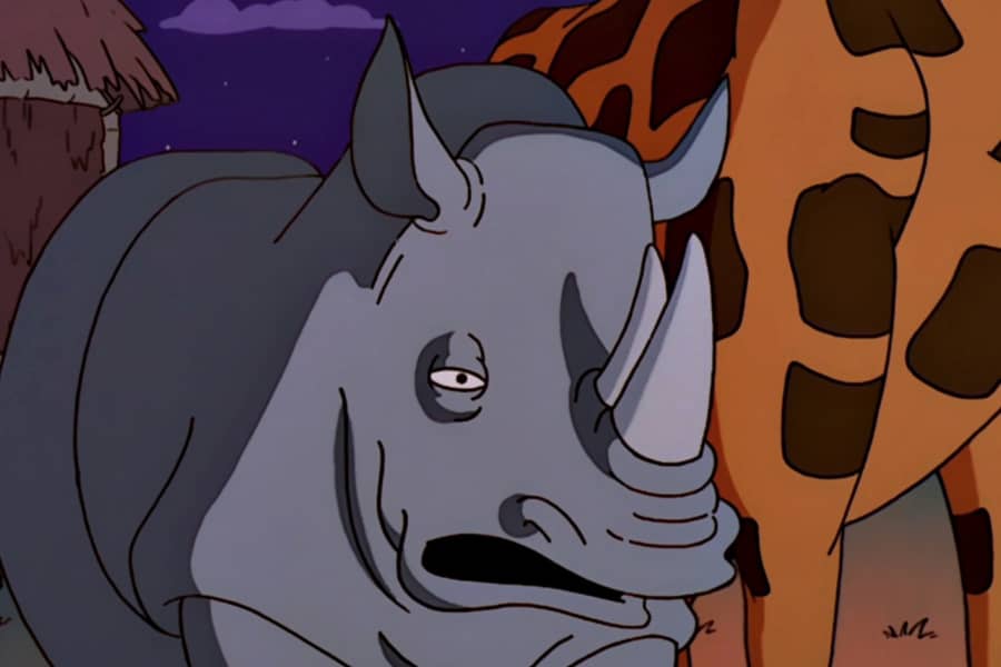 Rhino talking