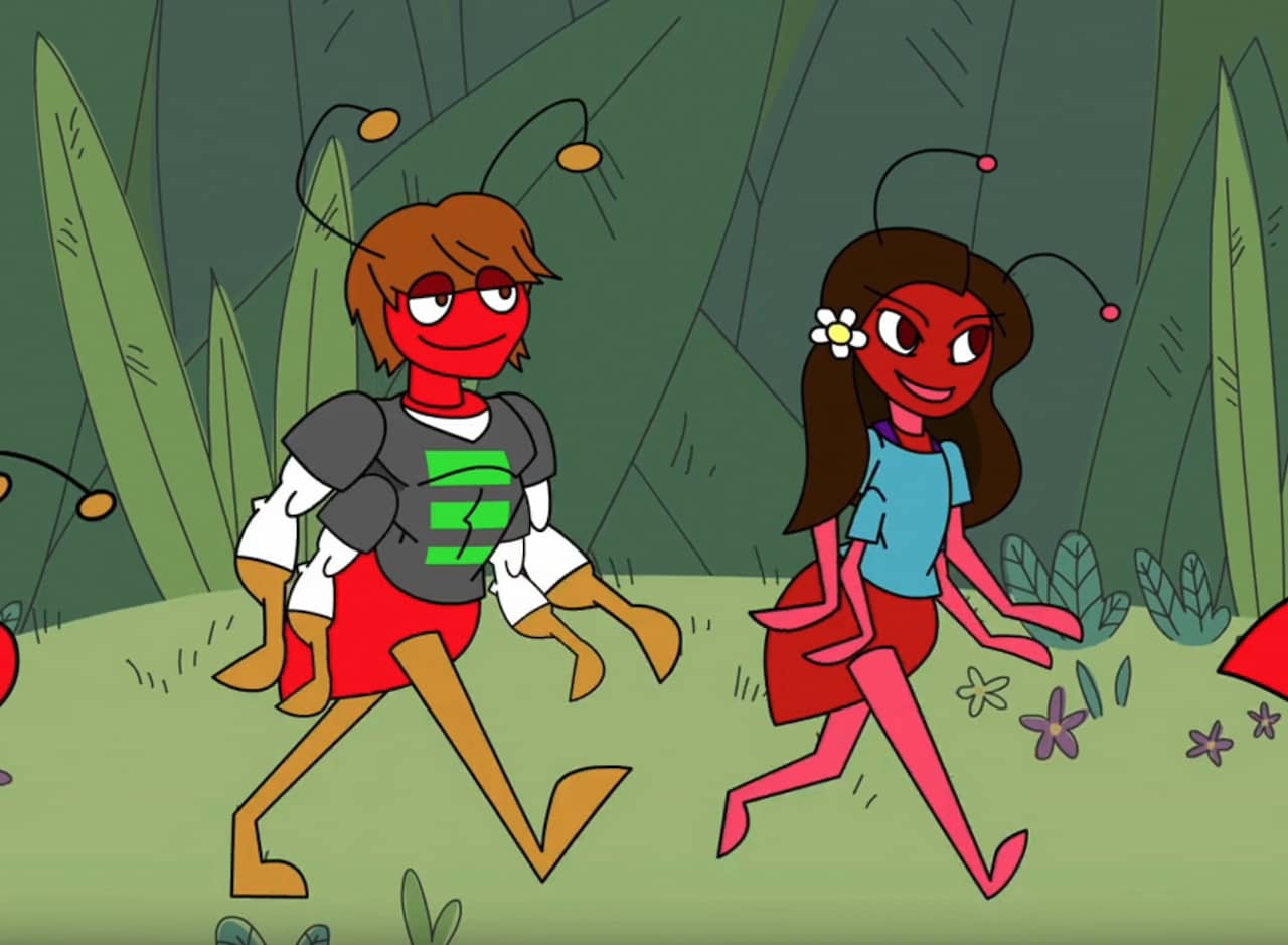 two teen ants Sketcher and Asia