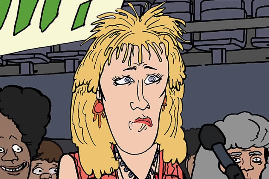 blonde woman judge
