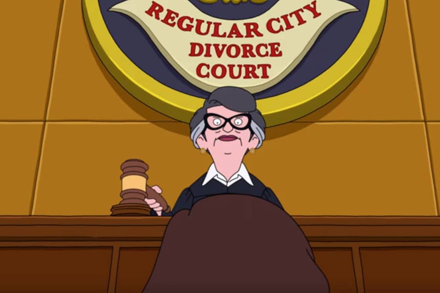 judge at Regular City divorce court