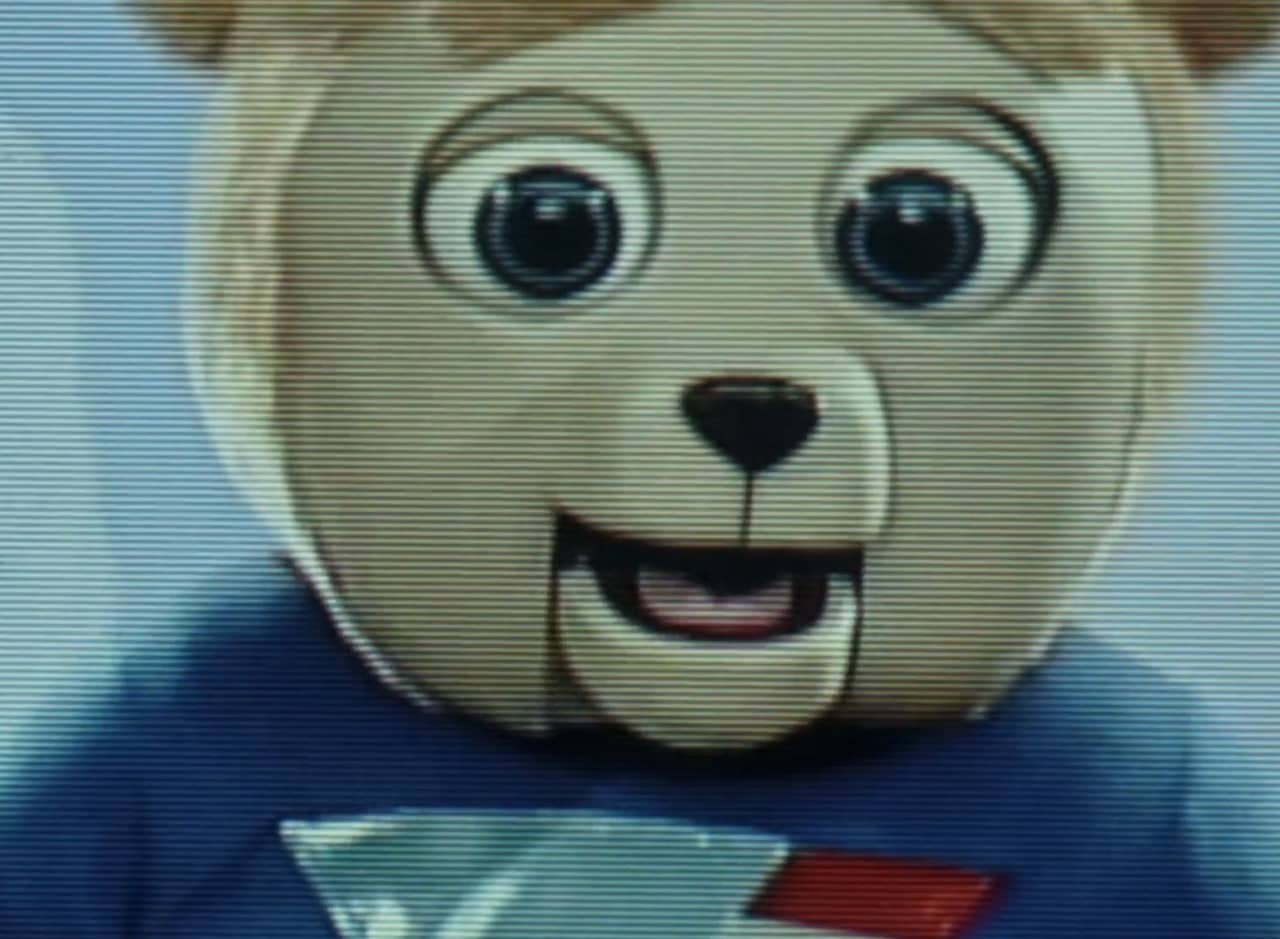 Brigsby Bear, a bear costume with moving mouth and eyes