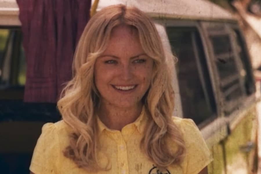 Amanda Cartwright as Nancy, a blonde camp counselor