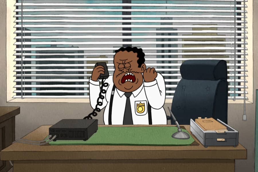 the police chief is frustrated