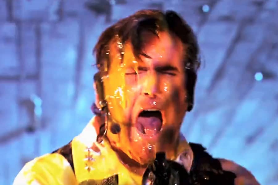 Lt. Jack covered in alien goo