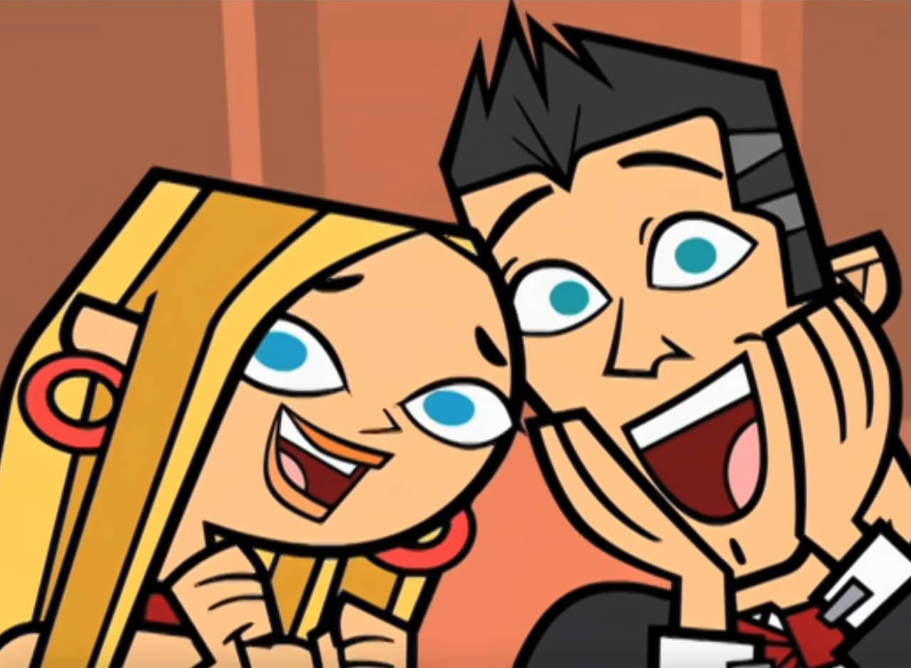 Josh and Blainely smiling with open mouths