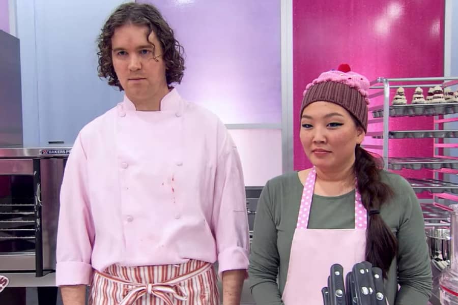 Two baking contestants