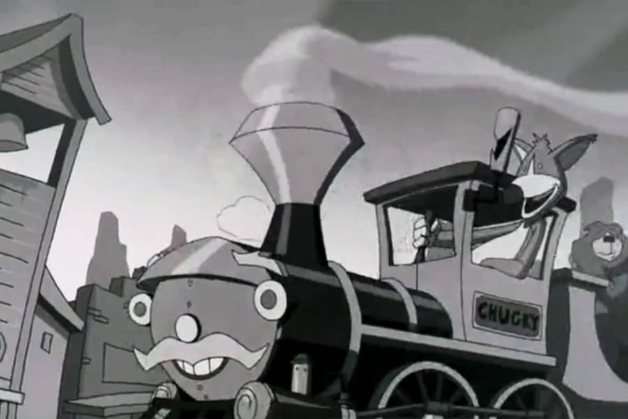 train with a face