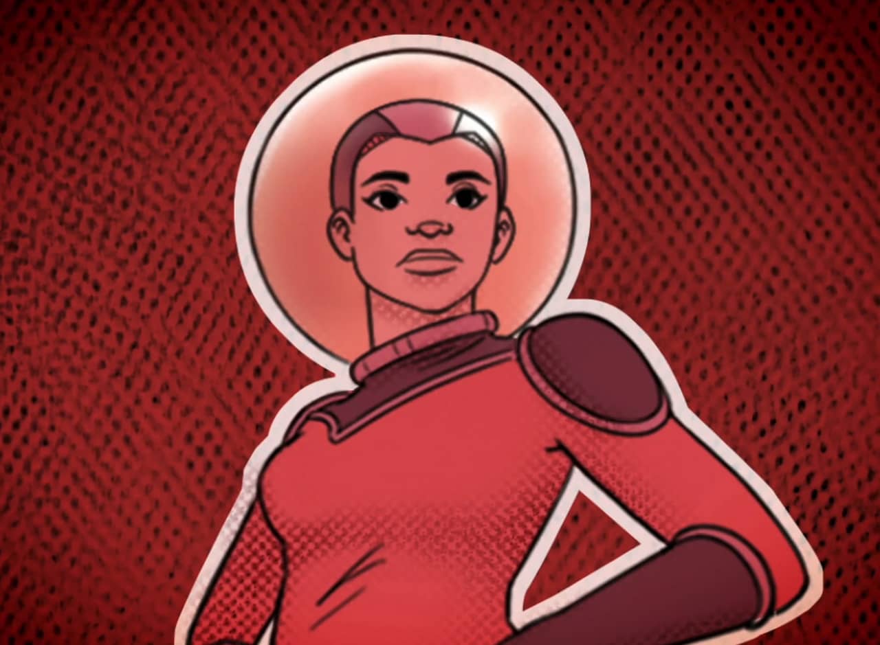 Commander Cressida, a Black woman astronaut hero