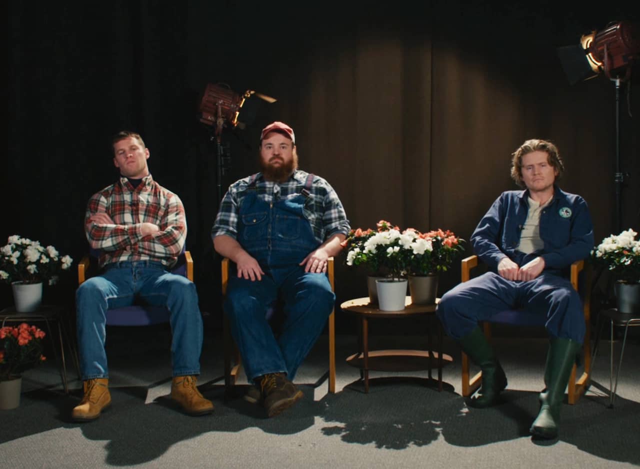 The Hicks in a studio