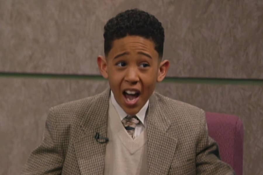 child commentator T.J. Henderson