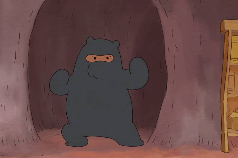 a bear ninja