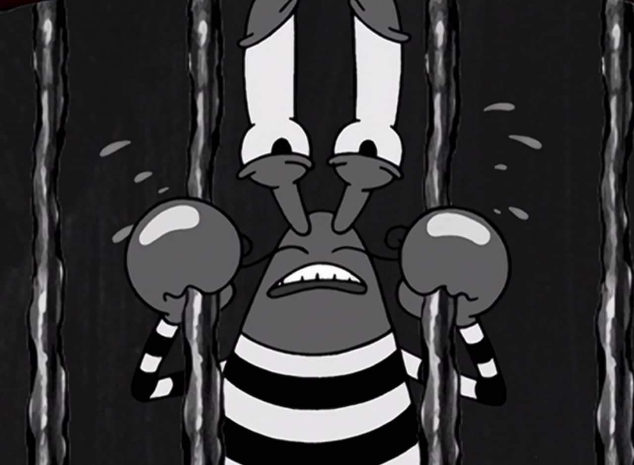 crab in a jail cell