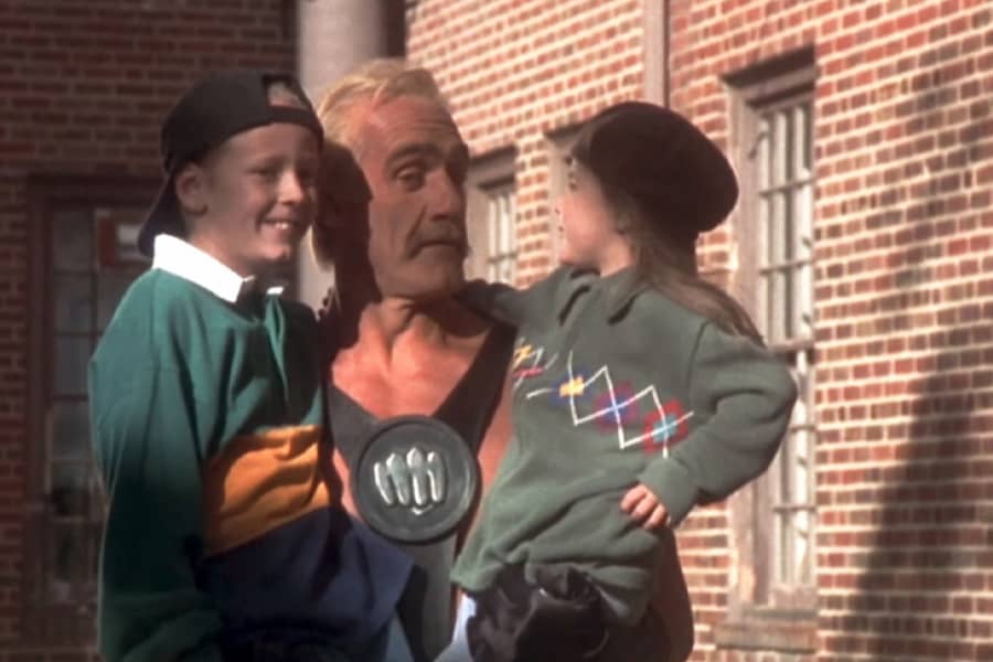 Dave Dragon with the kids he saved