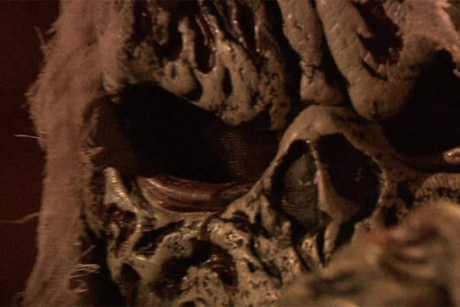creepy monster face