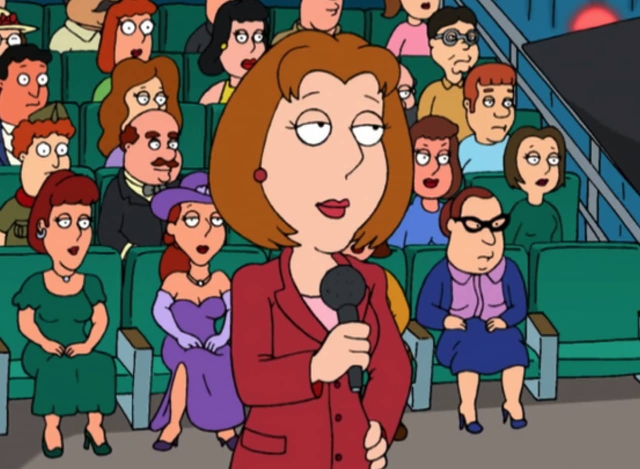 Diane Simmons in front of her audience