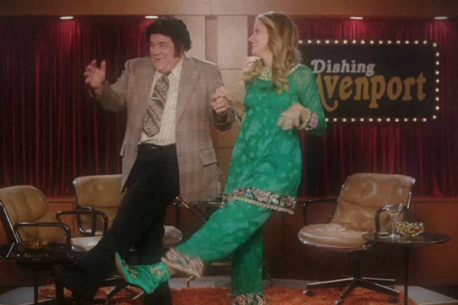 Henry Tomlinson and Taylor Booth dancing