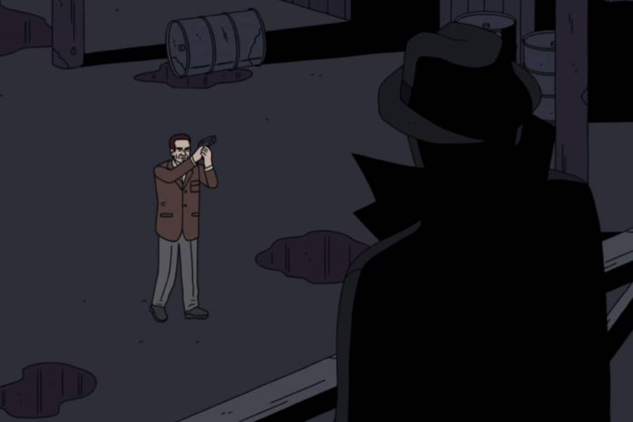 Brock approaches the figure