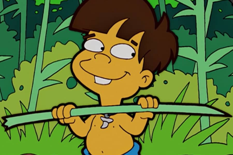 boy with sugar cane