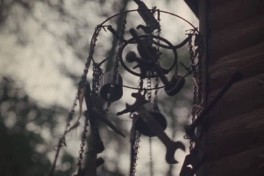 found object windchime