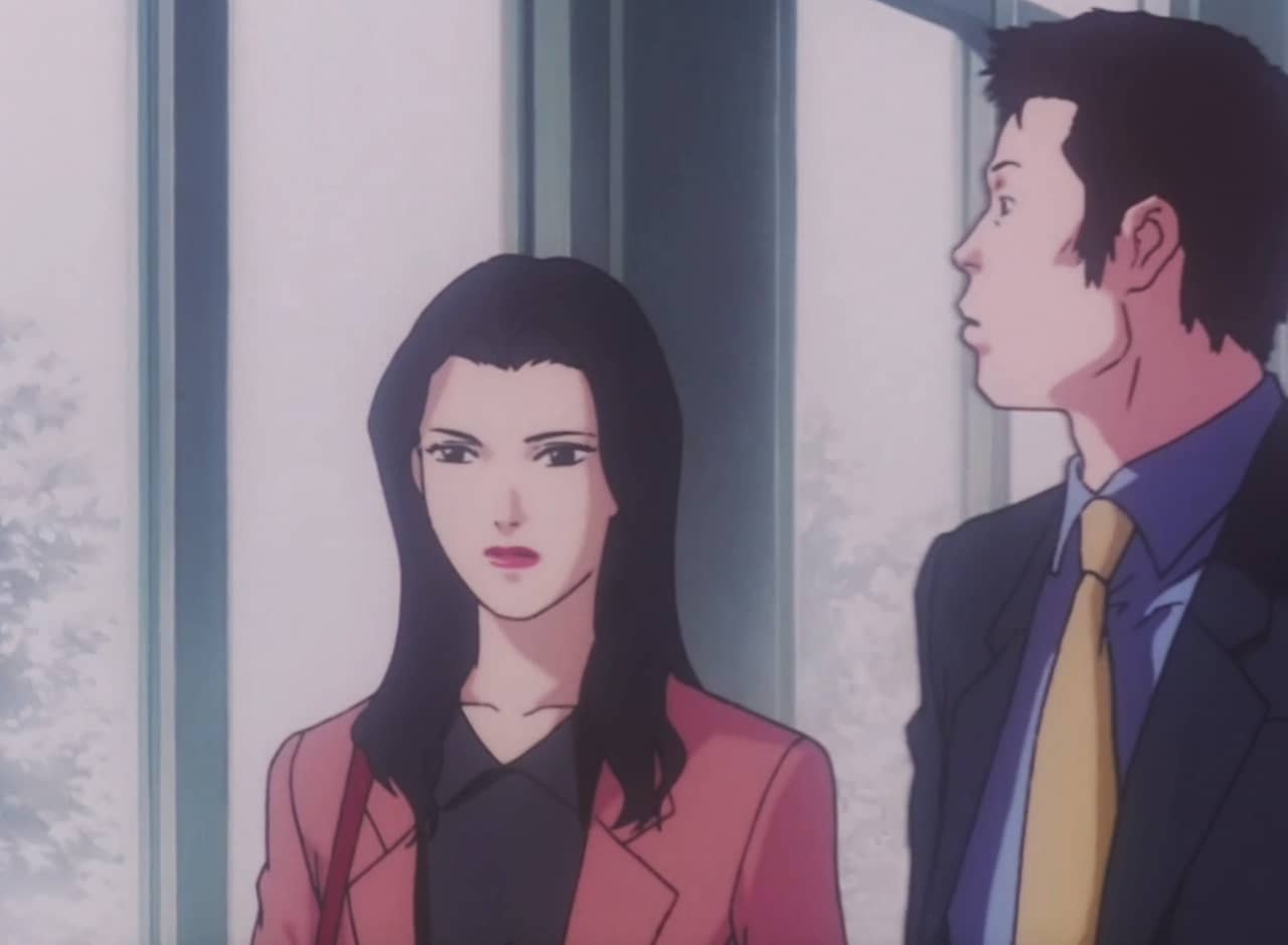 male detective, Yamashiro, and female psychiatrist, Dr. Asamiya