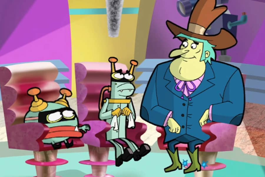 Dr. Bill with two guests