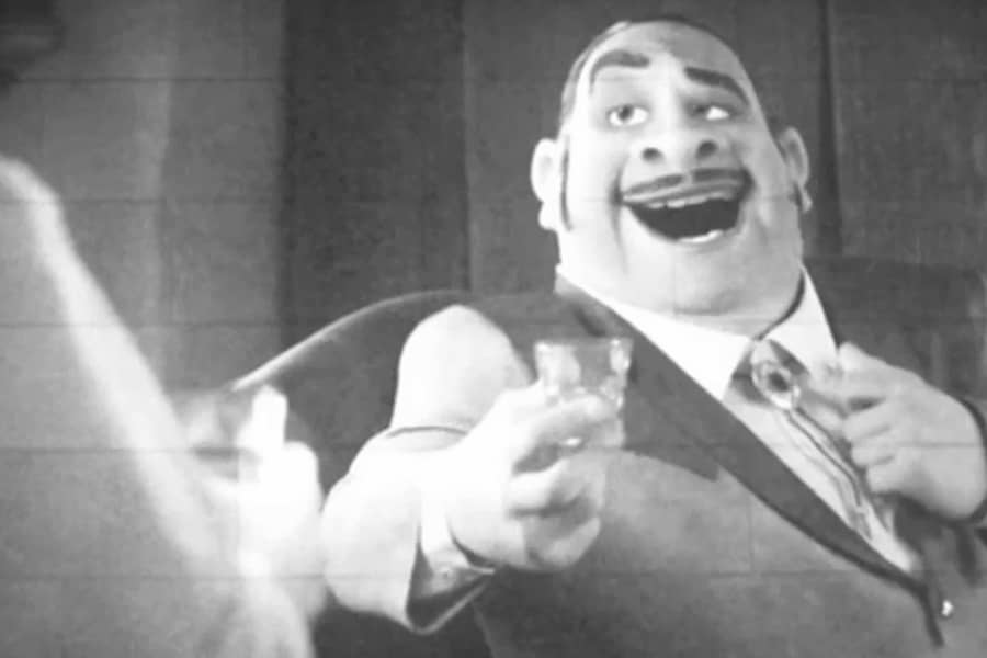 Don Hidalgo toasting