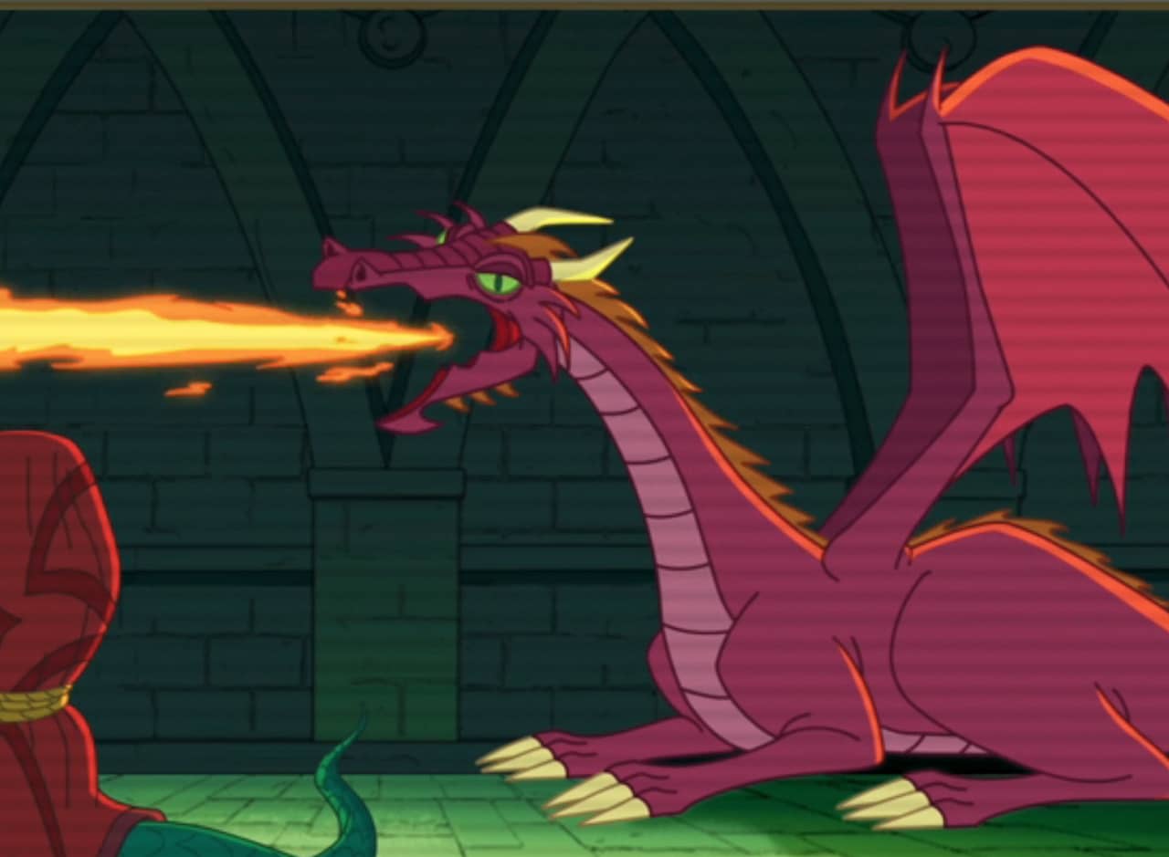 fire breathing dragon