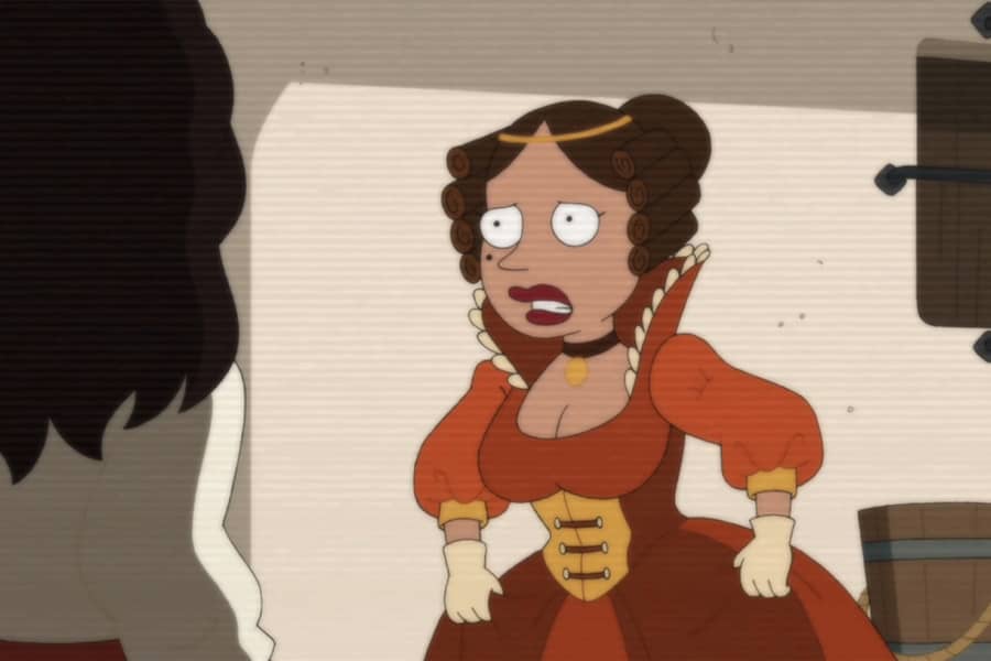 the woman looks angry