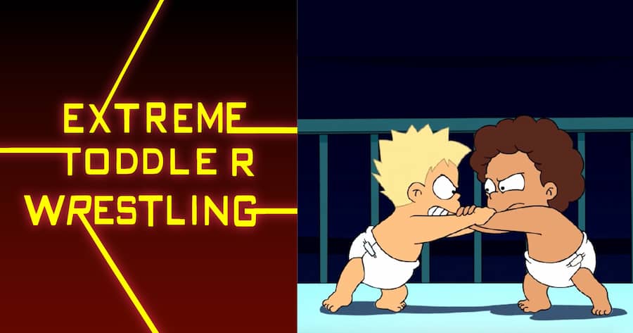 Extreme Toddler Wrestling