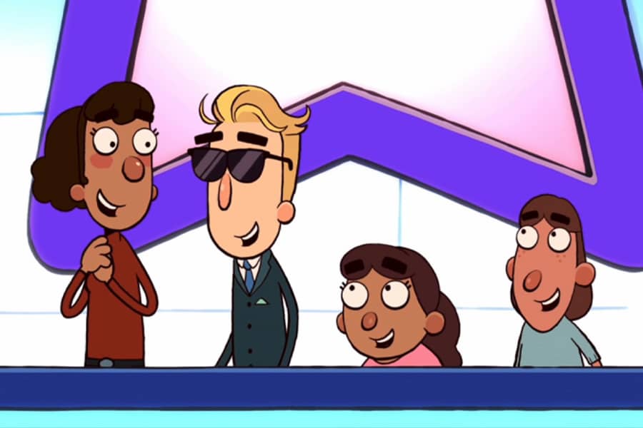 a family on the show