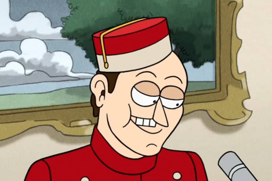 bellhop at a hotel