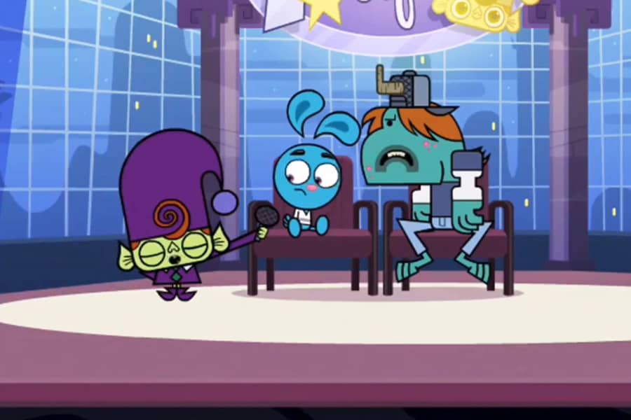 F. Elf interviews two teens