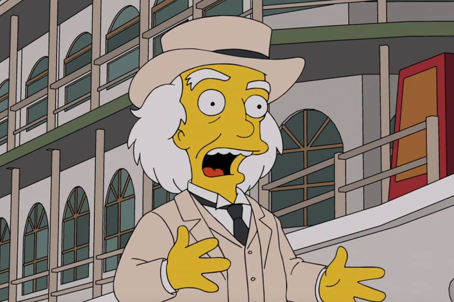 the Professor yelling