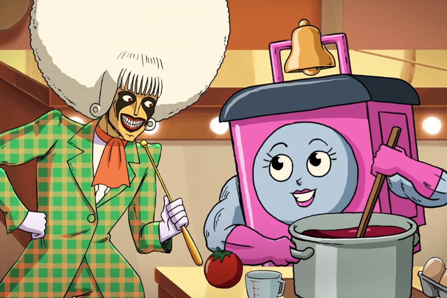 Lord Master Crayzar interviewing a contestant