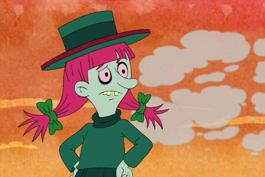 Bogey Barbara next to a fart cloud