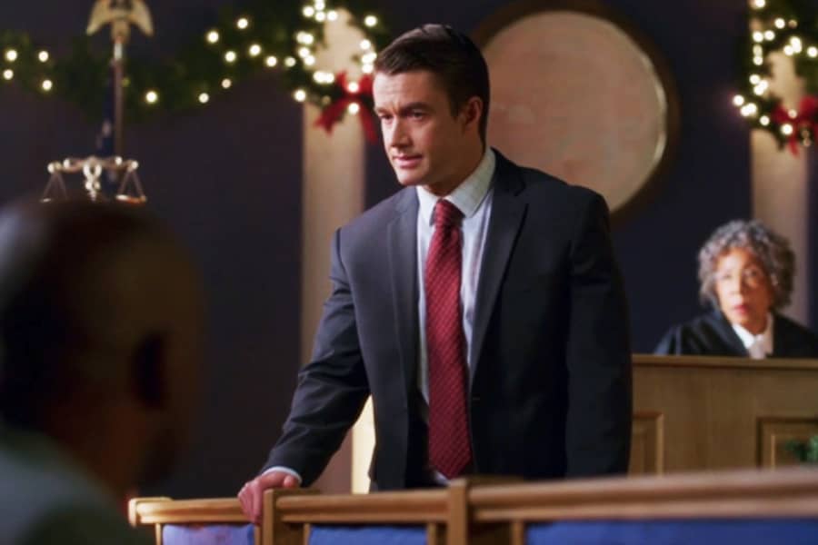 Clint Handsome addresses the jury