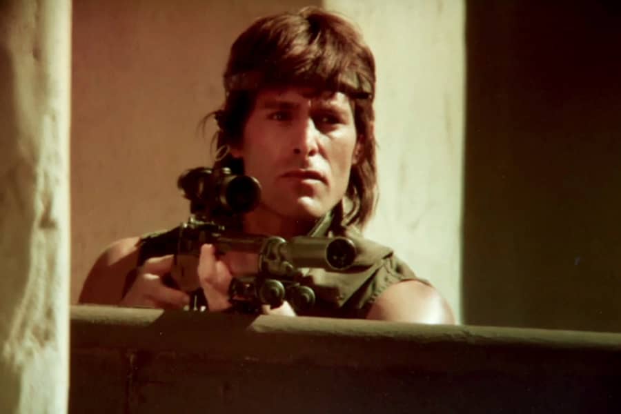 Booker Dane with a sniper rifle