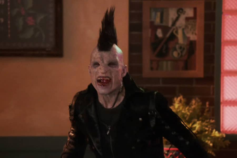 demon with a mohawk