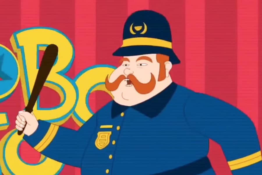 old-timey police officer