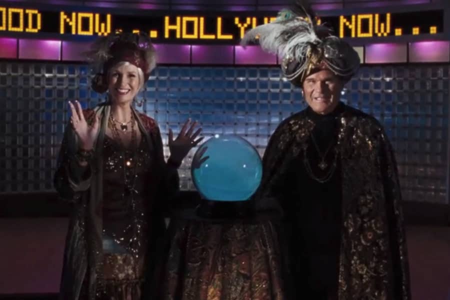 Martin and Porter dressed as fortune tellers