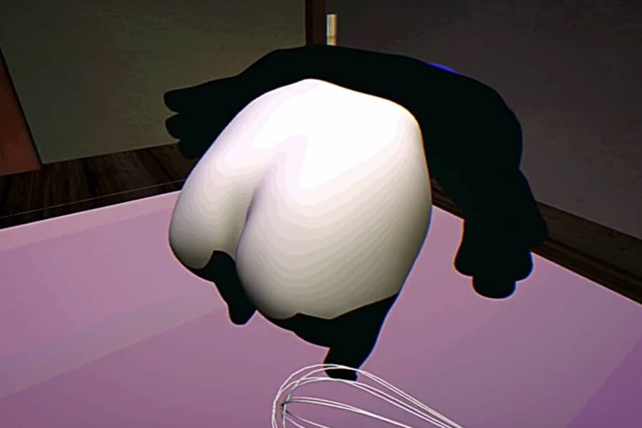 the panda’s butt