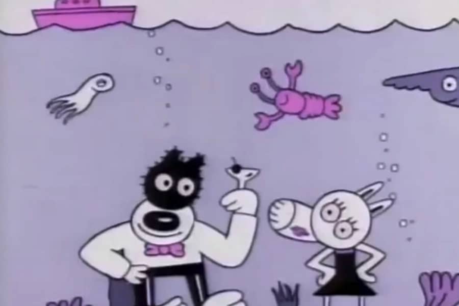 Poopy and Explodey under the ocean