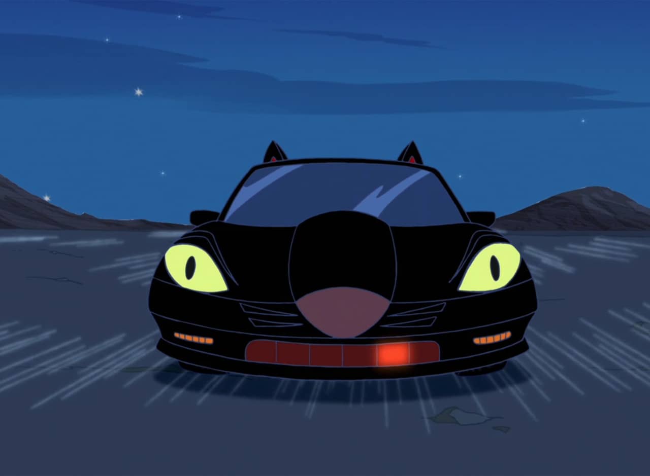 black car that looks like a cat