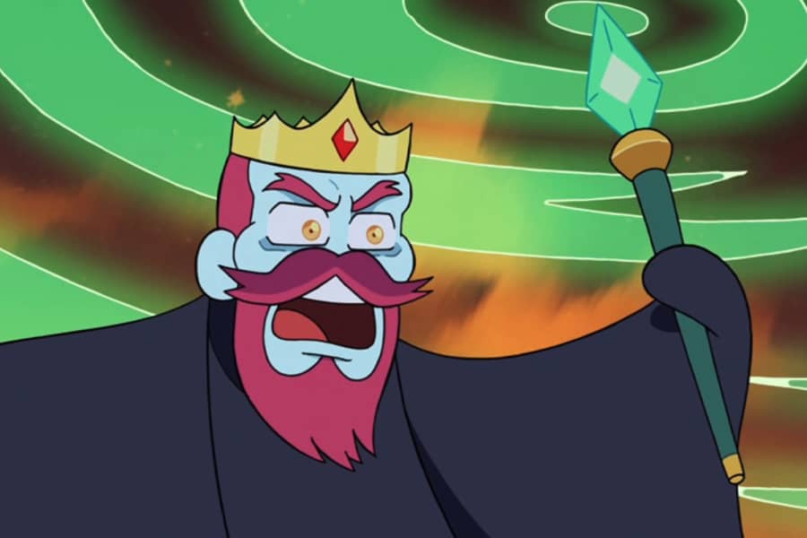 the ghost reveals he is the King