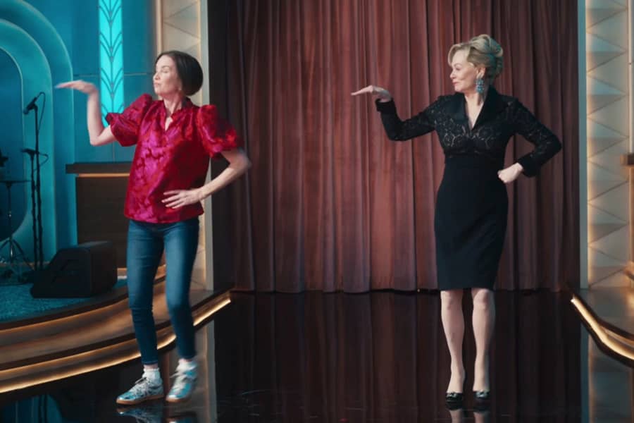 Deborah dancing with Dance Mom