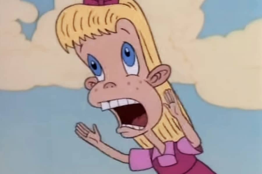 girl yelling